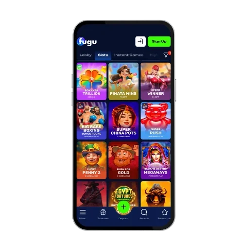 Fugu Casino App mit Slots